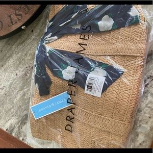 Draper James straw bag